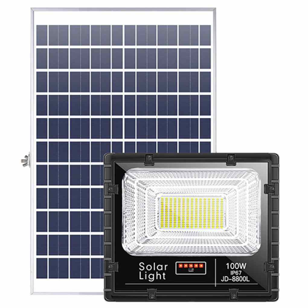 Đèn năng lượng mặt trời 100W JD-8800L Đèn năng lượng mặt trời 100W JD-8800L